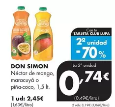 Don Simón - Nectar De Mango, Maracuya O Pina-Coco