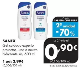 Sanex - Gel Cuidado Experto Protector