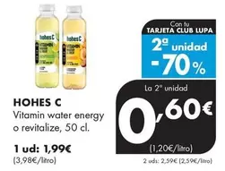 Hohes C - Vitamin Water Energy O Revitalize