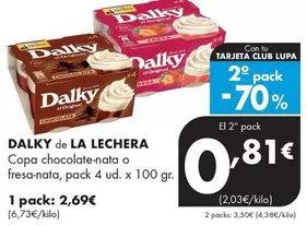 Dalky - Copa Chocolate-Nata O Fresa-Nata