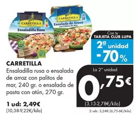 Carretilla - Ensaladilla Rusa O Ensalada De Arroz Con Palitos De Mar