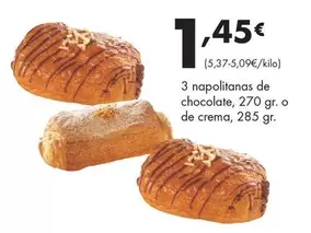 3 Napolitanas De Chocolate О De Crema