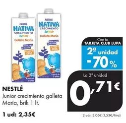 Nestlé - Junior Crecimiento Galleta Maria