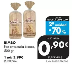 Bimbo - Pan Artesencia Blanco