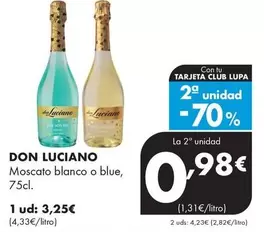 Don Luciano - Moscato Blanco O Blue