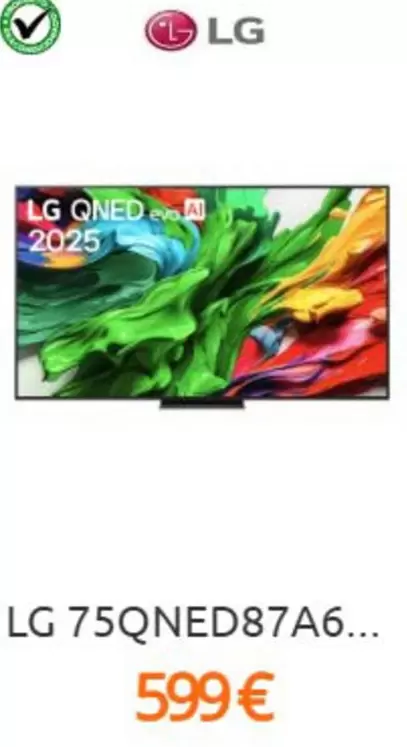 LG - TV 75" QNED EVO AI 75QNED887A6