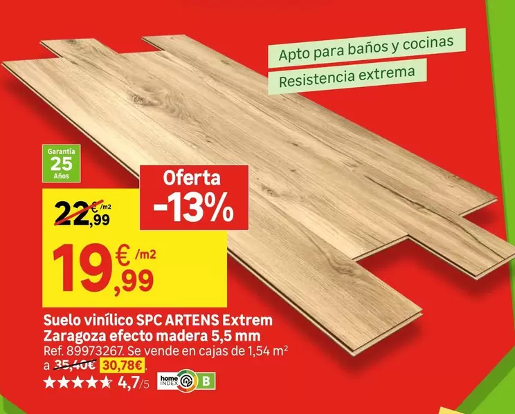 SPC - Suelo Vimlico Spc Extrem Zarga02a Efecto Madera
