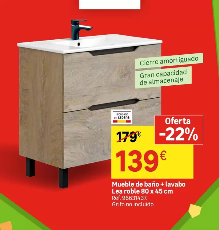 LeA - Mueble De Bano+ Lavabo