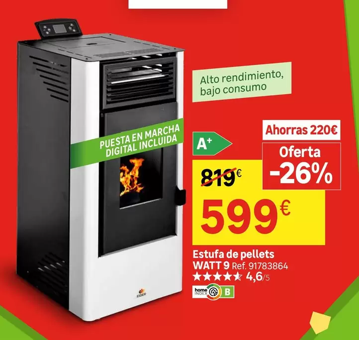 Estufa De Pellets Watt