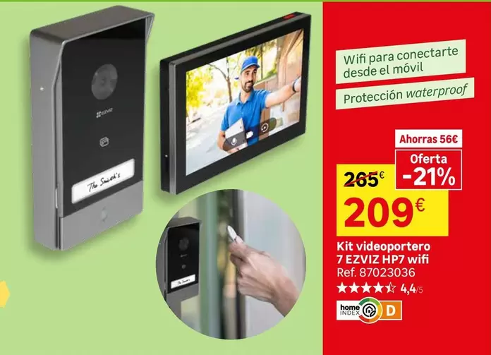 Ezviz - Kit Videopter 7 Evitz Hp7 Wifi