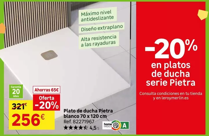 Blanco - Plato De Ducha Pietra