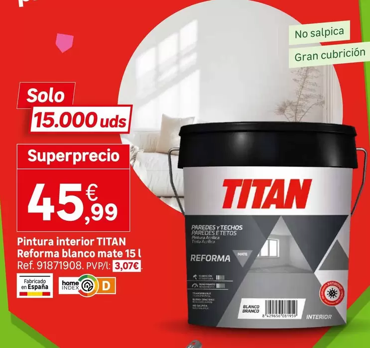 Titan - Pintura Interior