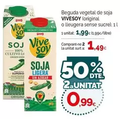 ViveSoy - Beguda Vegetal De Soja