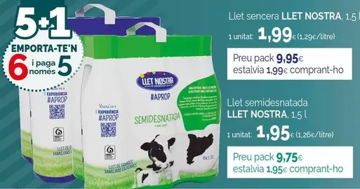 Llet Nostra - Llet Sencera