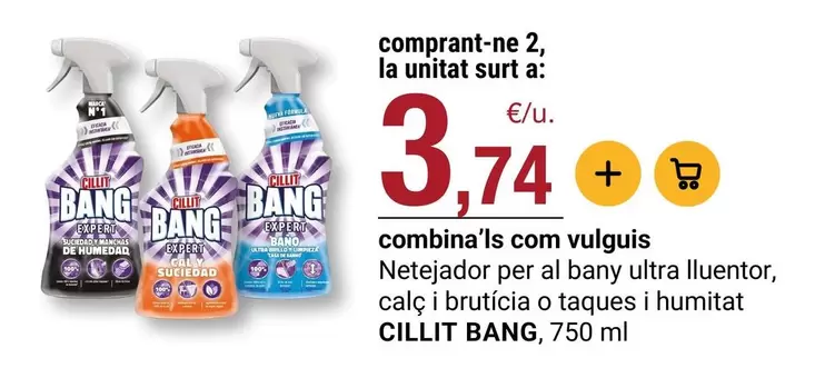 Cillit Bang - Netejador Per Al Bany Ultra Lluetor