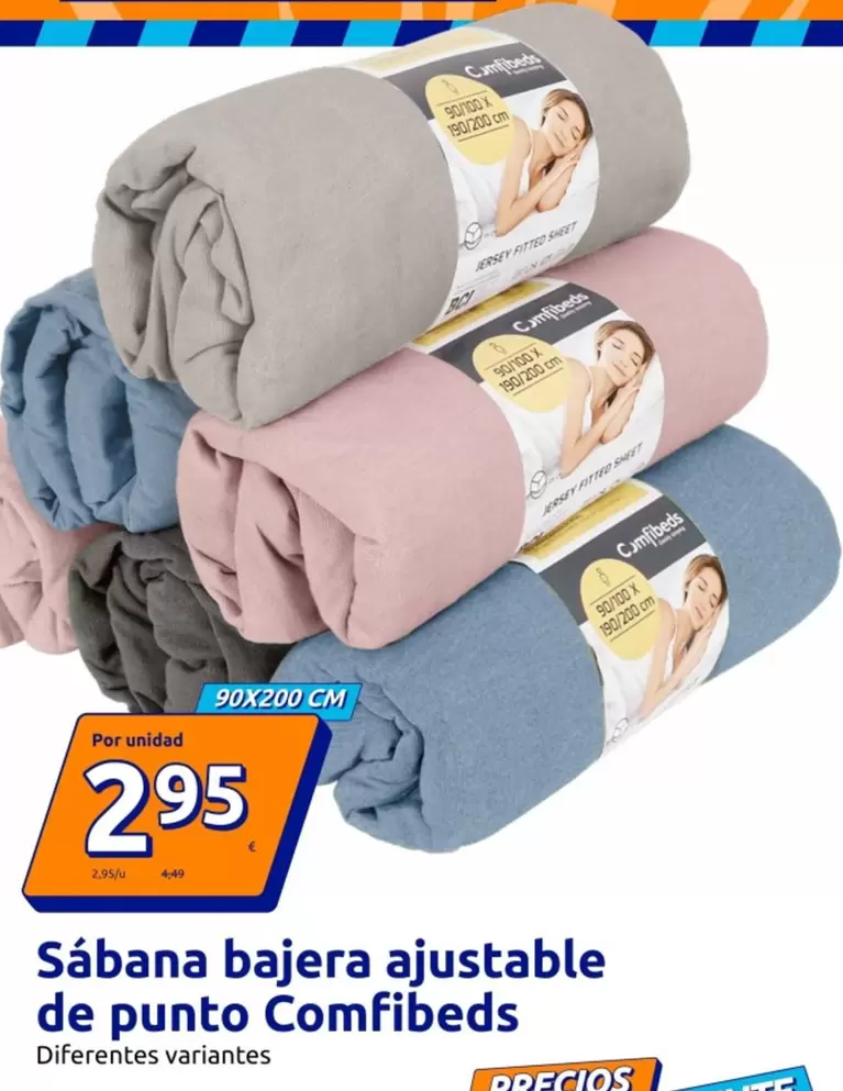 Sabana Bajera Ajustable De Punto Comfibeds