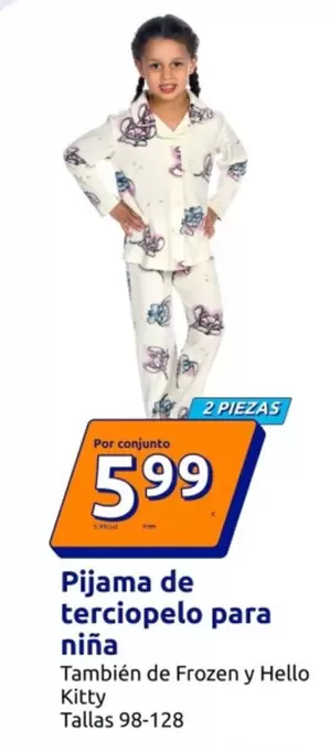 Pijama De Terciopelo Para Nina