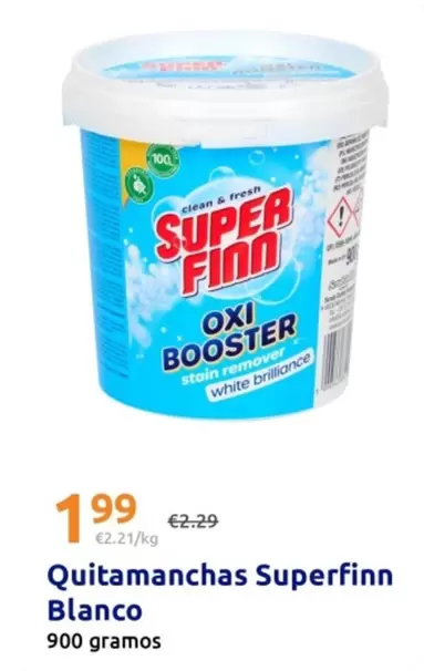 Superfinn - Quitamanchas Blanco