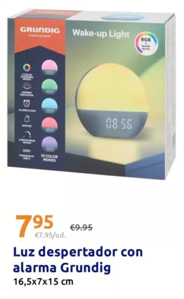 Grundig - Luz Despertador Con Alarma