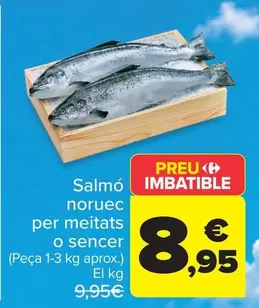 Salmó Noruec Per Meitats O Sencer