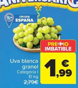 origen - Uva Blanca Granel