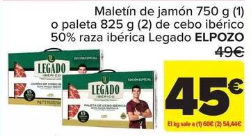 Legado ElPozo - Maletín De Jamón O Paleta