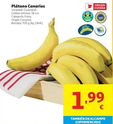 origen - Platano Canarias