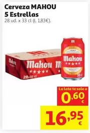 Mahou - Cerveza 5 Estrellas