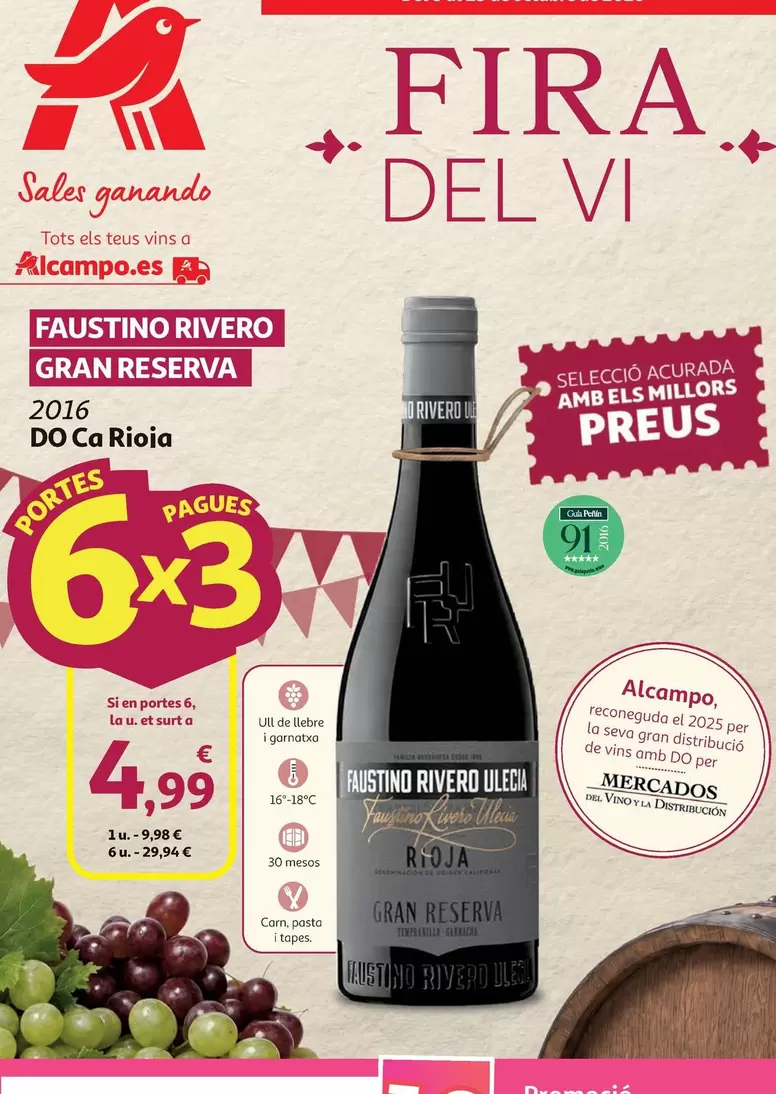 Faustino Rivero - Gran Reserva 2016 Do Carioia