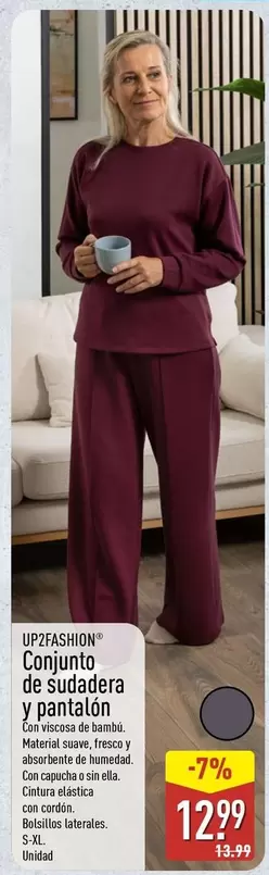 Up 2 Fashion - Conjunto De Sudadera Y Pantalon