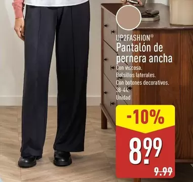 Up 2 Fashion - Pantalon De Pernera Ancha
