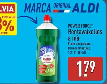 Aldi - Rentavaixelles A Ma Poder Desgreixant/Dermocompatible