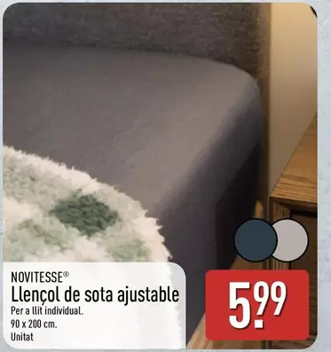 Novitesse - Llencol De Sota Ajustable Per A Llit Individual