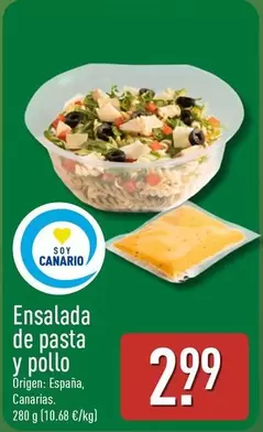 Ensalada De Pasta Y Pollo