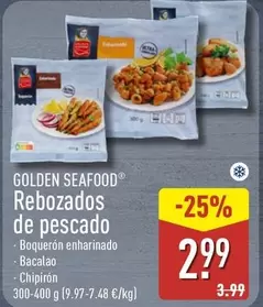 Goden Seafood - Rebozados De Pescado Boquerón Enharinado/Bacalao/Chipirón