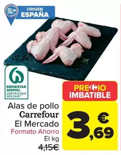 Carrefour El Mercado - Alas De Pollo
