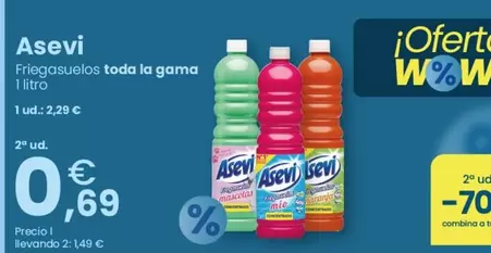 Asevi - Friegasuelos Toda La Gama