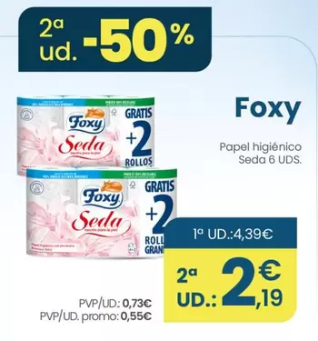Foxy - Papel Higienico Seda
