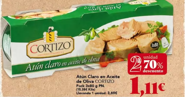 Cortizo - Atún Claro En Aceite De Oliva