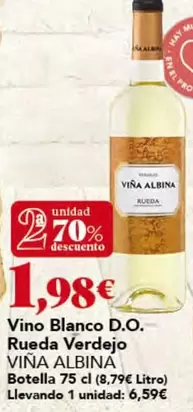 Viña Albina - Vino Blanco D.o. Rueda Verdejo