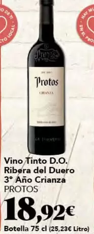 Protos - Vino Tinto D.o. Ribera Del Duero 3° Año Crianza
