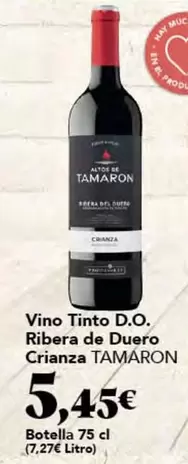 Tamarón - Vino Tinto D.o. Ribera De Duero Crianza