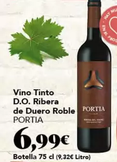 Portia - Vino Tinto D.o. Ribera De Duero Roble