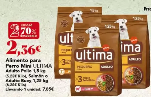 Última - Alimento Para Perro Mini