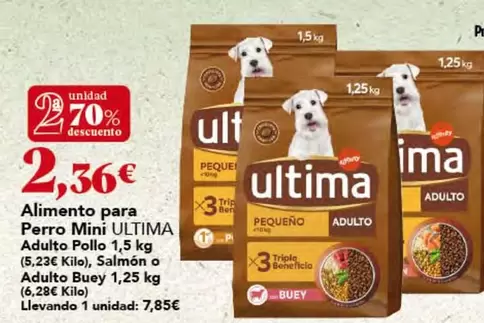 Última - Alimento Para Perro Mini