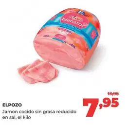 elpozo - Jamon Cocido Sin Grasa Reducido En Sal