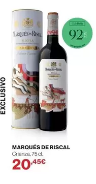 Marqués de Riscal - Crianza