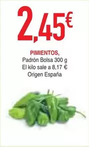origen - Pimientos