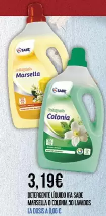 ifa sabe - Detergente Liquido
