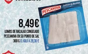 Pescanova - Lomos De Bacalao Congelado